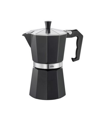 Espressor pentru 6 cesti, negru, colectia Classico - CILIO